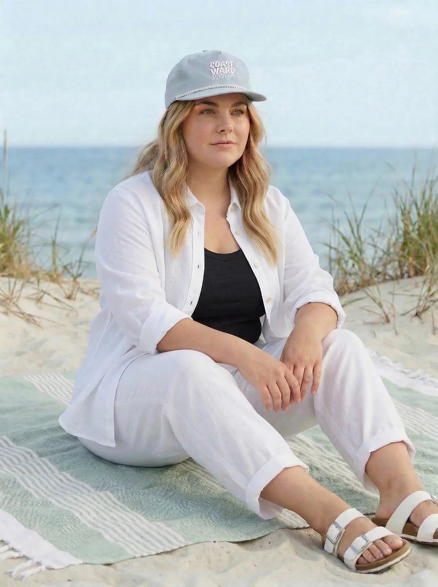 Coastal graphic cap designed for everyday wear, travel, and outdoor adventures