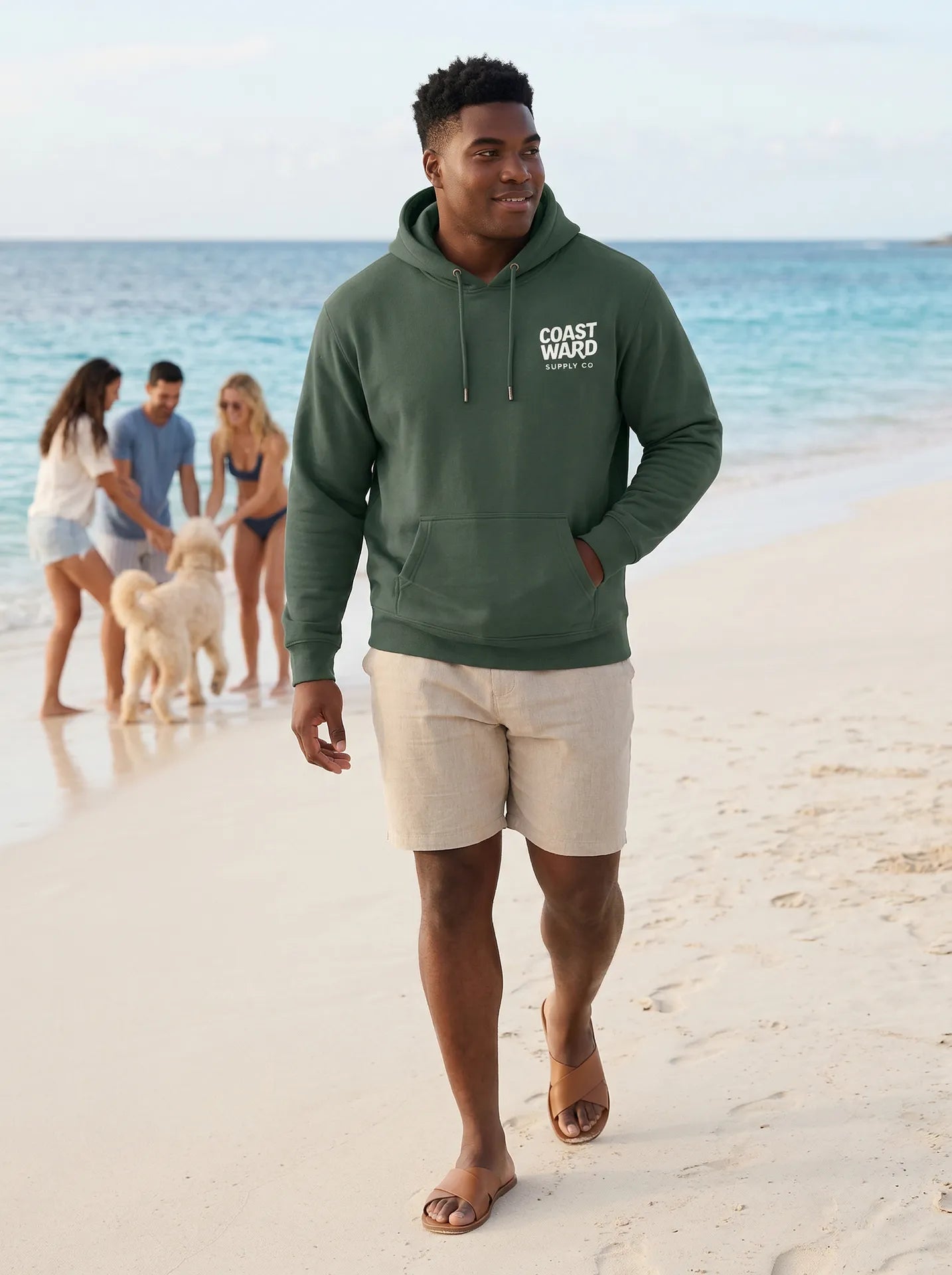 Premium coastal graphic hoodie designed for everyday comfort and lifestyle wear