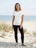 Women's premium coastal t-shirt designed for everyday comfort and timeless style