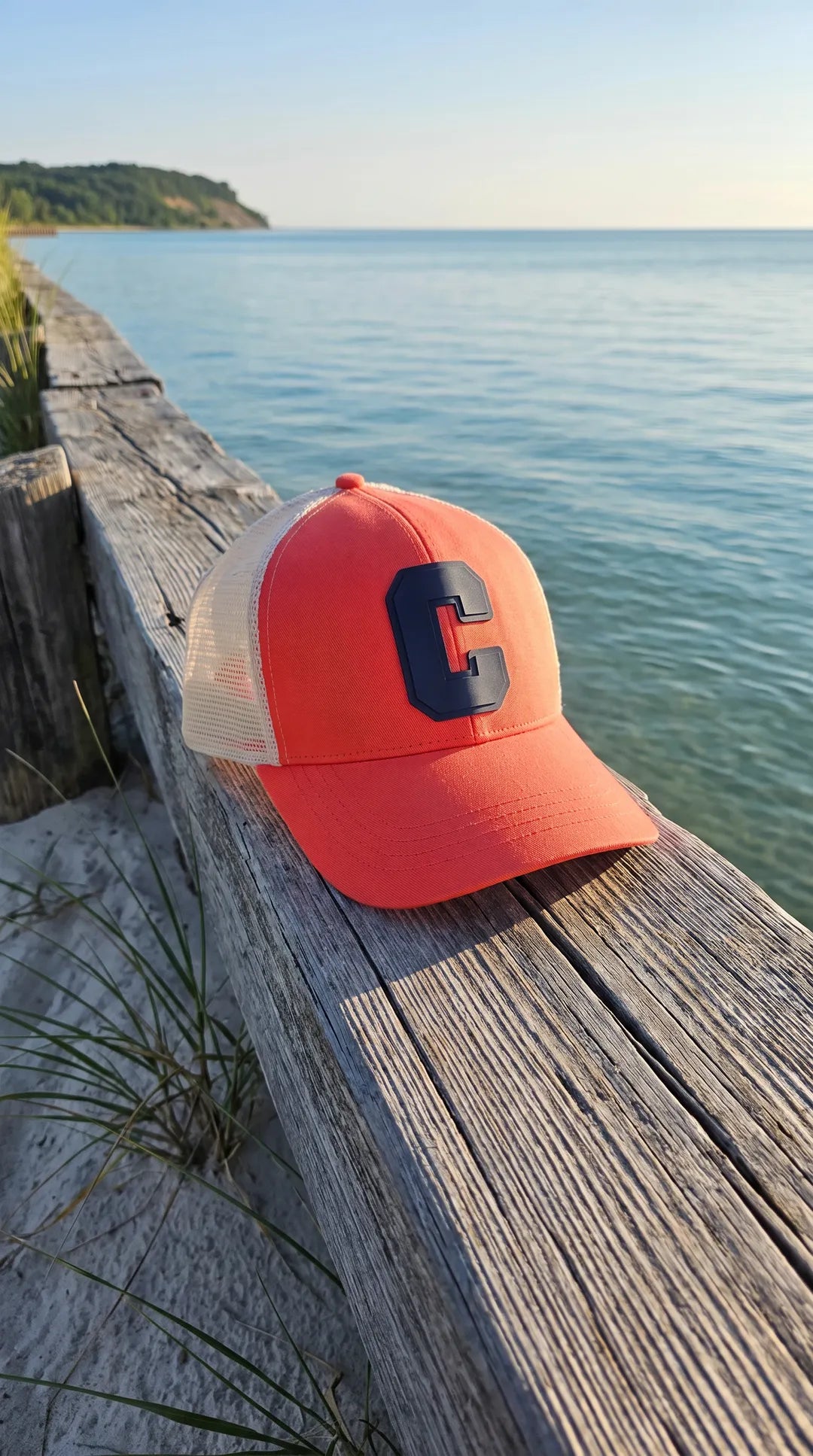 Coastward Poppy Orange C Cap 