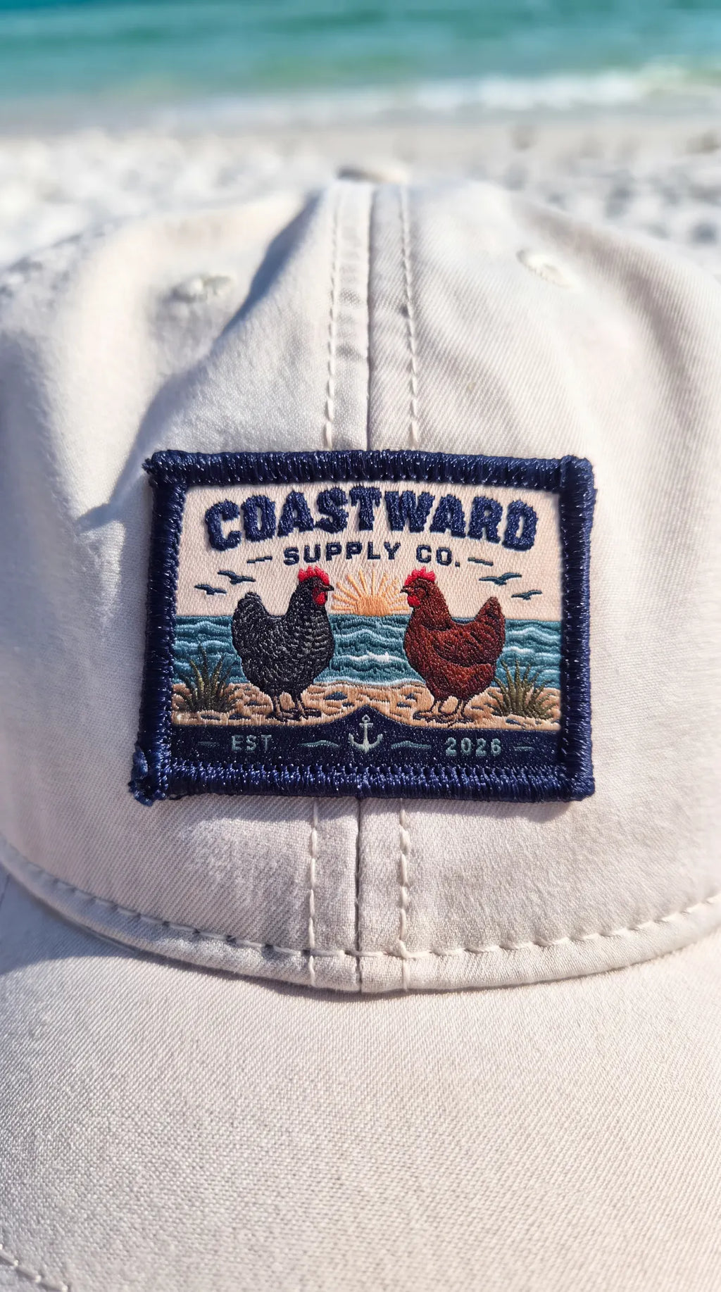 Coastward stone Hen Cap Label 