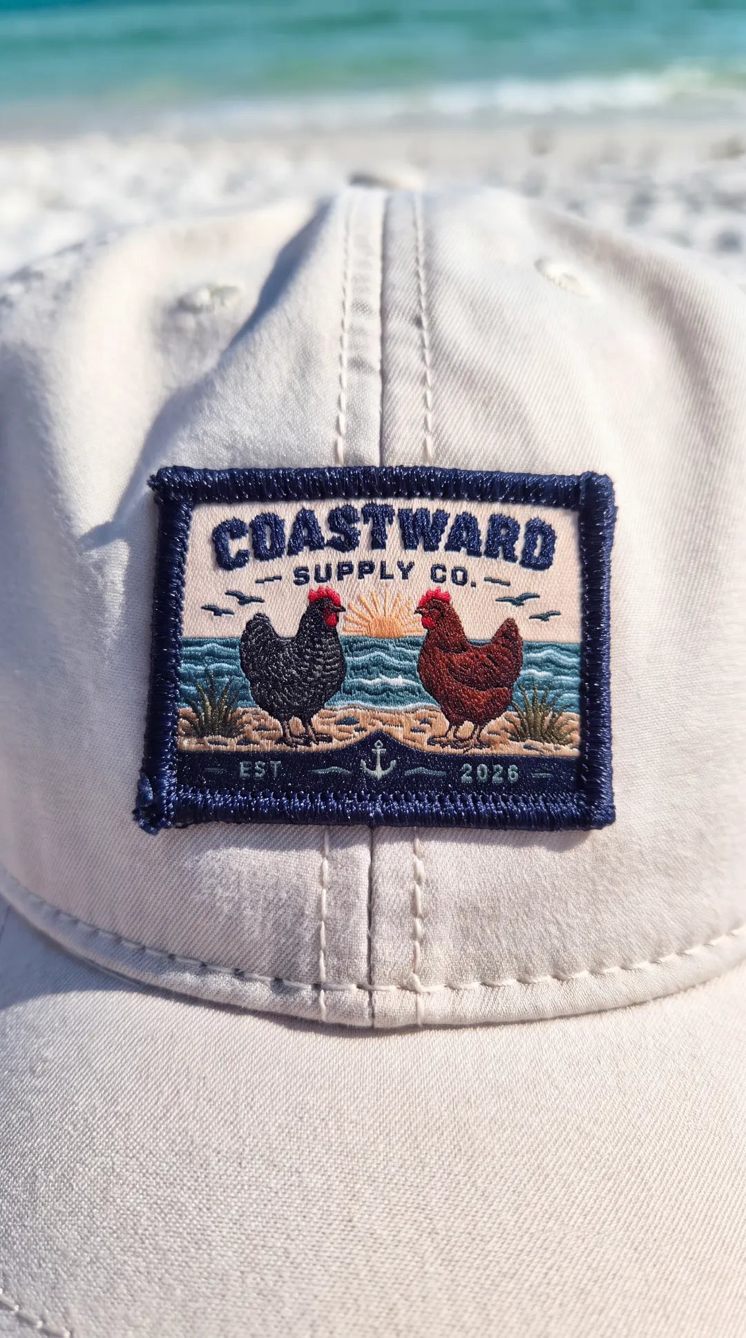 Coastward stone Hen Cap Label 