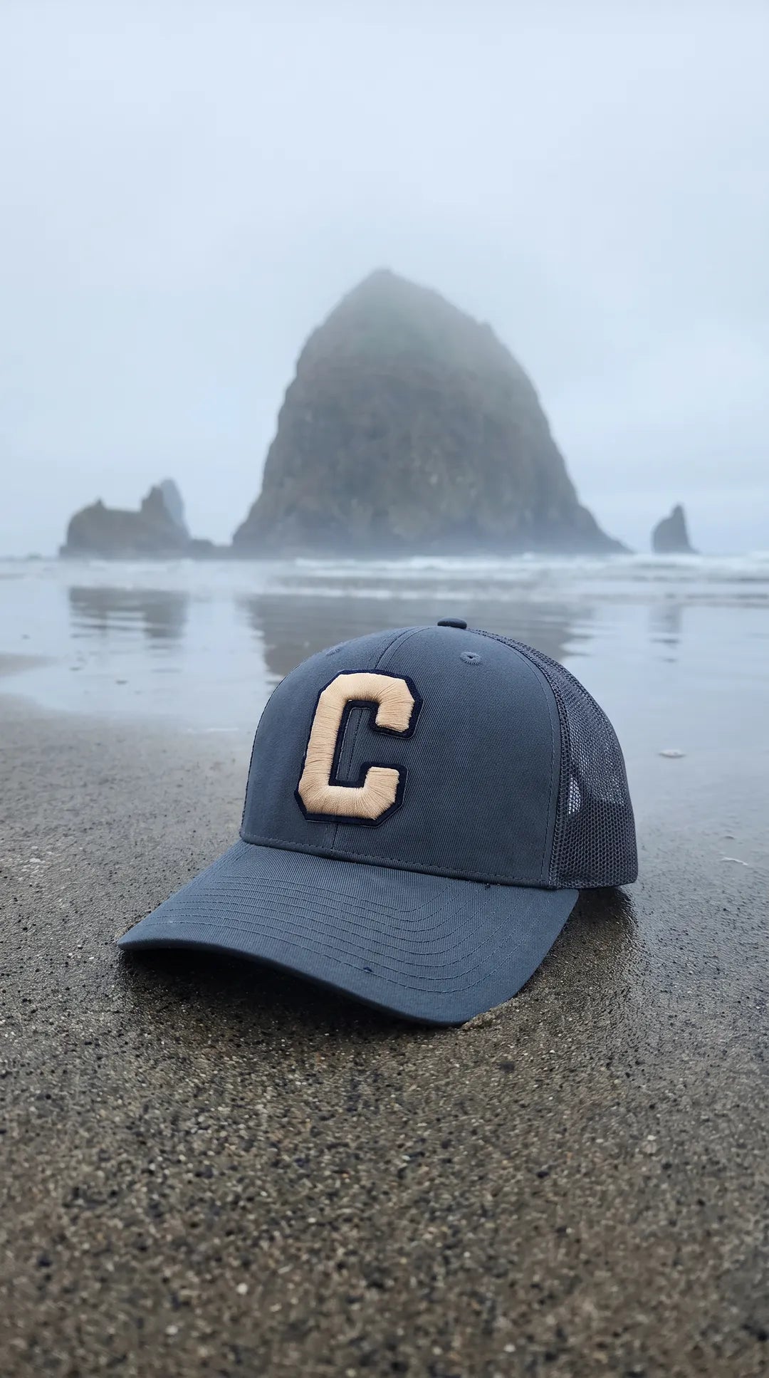 Coastward Petrol Blue C Cap Cannon Beach 