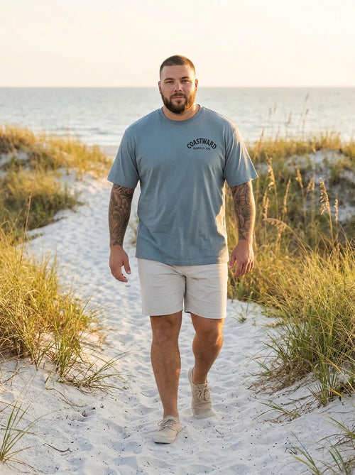 Premium coastal t-shirt designed for everyday comfort and timeless style