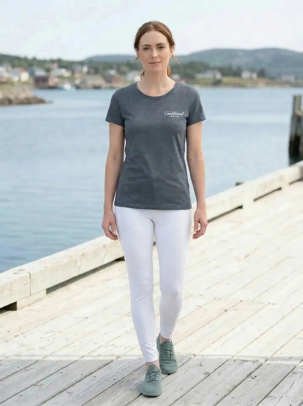 Women's premium coastal t-shirt designed for everyday comfort and timeless style