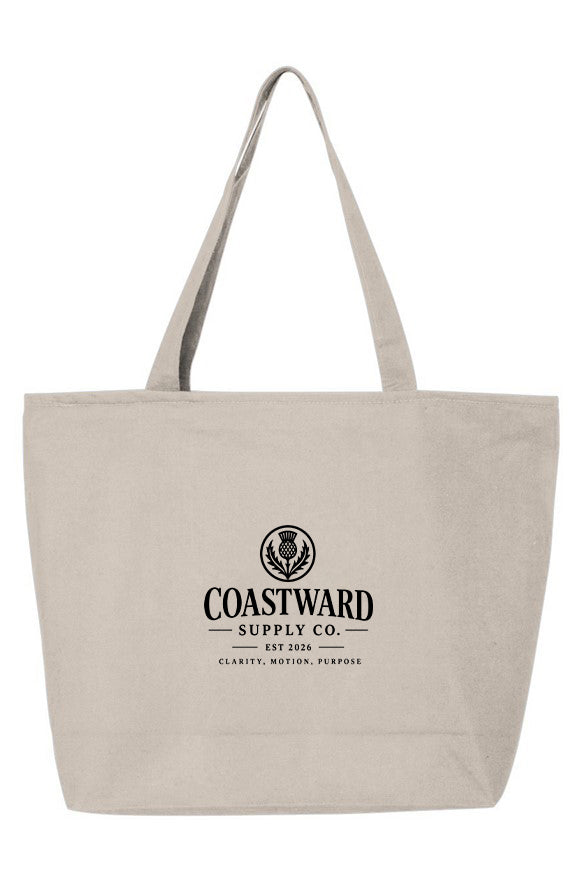 The Coastward Harbor Zip Tote | Premium Coastal Apparel